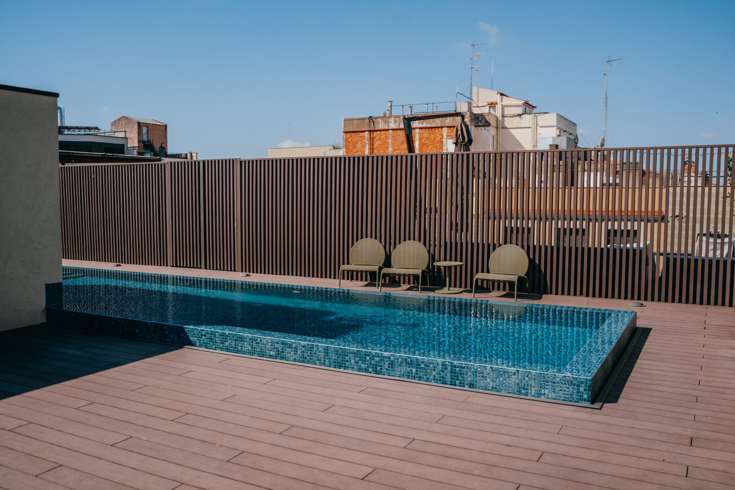 OBRA DE PISCINA COMUNITARIA DE BARCELONA